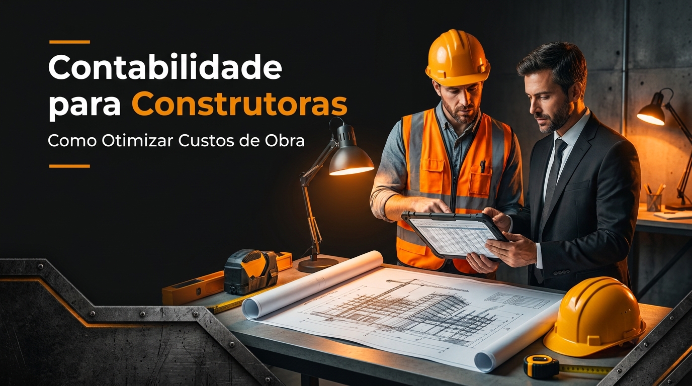 Contabilidade construtoras otimizar custos obra